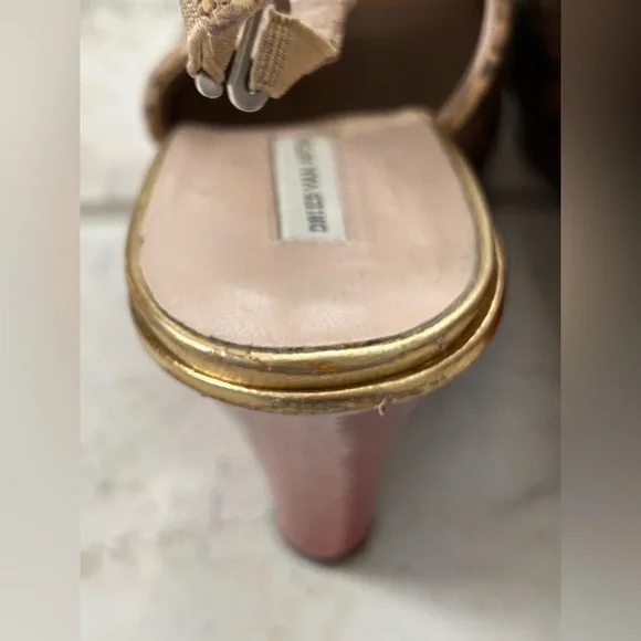 Dries Van Noten Python Snakeskin Sandals Platform Wedge Pumps Peep Toe
Size 39.5 - Picture 8 of 16